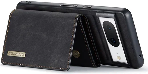 DG Ming Google Pixel 8 Hoesje met Magnetische Kaarthouder Zwart afbeelding 5