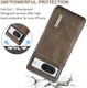 DG Ming Google Pixel 8 Hoesje met Magnetische Kaarthouder Coffee afbeelding 4