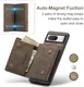 DG Ming Google Pixel 8 Hoesje met Magnetische Kaarthouder Coffee afbeelding 5