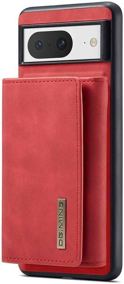 DG Ming Google Pixel 8 Hoesje met Magnetische Kaarthouder Rood afbeelding 1