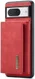 DG Ming Google Pixel 8 Hoesje met Magnetische Kaarthouder Rood