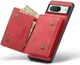 DG Ming Google Pixel 8 Hoesje met Magnetische Kaarthouder Rood afbeelding 10