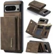 DG Ming Google Pixel 8 Pro Hoesje met Magnetische Kaarthouder Coffee afbeelding 2