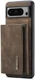 DG Ming Google Pixel 8 Pro Hoesje met Magnetische Kaarthouder Coffee afbeelding 1