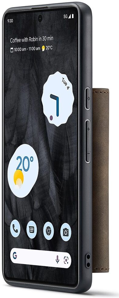 DG Ming Google Pixel 8 Pro Hoesje met Magnetische Kaarthouder Coffee afbeelding 10
