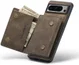 DG Ming Google Pixel 8 Pro Hoesje met Magnetische Kaarthouder Coffee afbeelding 9
