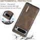 DG Ming Google Pixel 8 Pro Hoesje met Magnetische Kaarthouder Coffee afbeelding 5