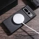 Google Pixel 8 Pro Hoesje met Stoffen Afwerking MagSafe Grijs afbeelding 2