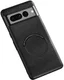 Google Pixel 8 Pro Hoesje MagSafe Kunstleer Back Cover Zwart afbeelding 1