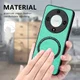 Honor Magic5 Lite Hoesje MagSafe Kunstleer Back Cover Zwart afbeelding 10