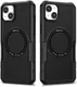 Apple iPhone 15 Plus Hoesje met MagSafe Shockproof Back Cover Zwart afbeelding 1