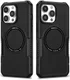 Apple iPhone 15 Pro Max Hoesje met MagSafe Shockproof Back Cover Zwart