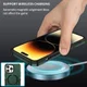 Apple iPhone 15 Pro Max Hoesje met MagSafe Shockproof Back Cover Groen afbeelding 9