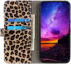 Nokia G42 Hoesje Portemonnee Book Case Luipaard Print afbeelding