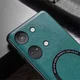 OnePlus Nord 3 Hoesje MagSafe Kunstleer Back Cover Zwart afbeelding 2
