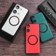 OnePlus Nord 3 Hoesje MagSafe Kunstleer Back Cover Zwart afbeelding 9