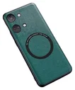 OnePlus Nord 3 Hoesje MagSafe Kunstleer Back Cover Groen