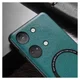 OnePlus Nord 3 Hoesje MagSafe Kunstleer Back Cover Groen afbeelding 2