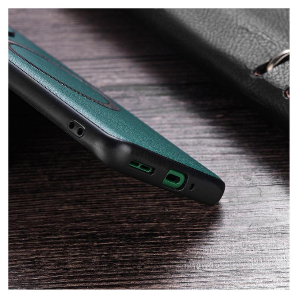OnePlus Nord 3 Hoesje MagSafe Kunstleer Back Cover Groen afbeelding 3