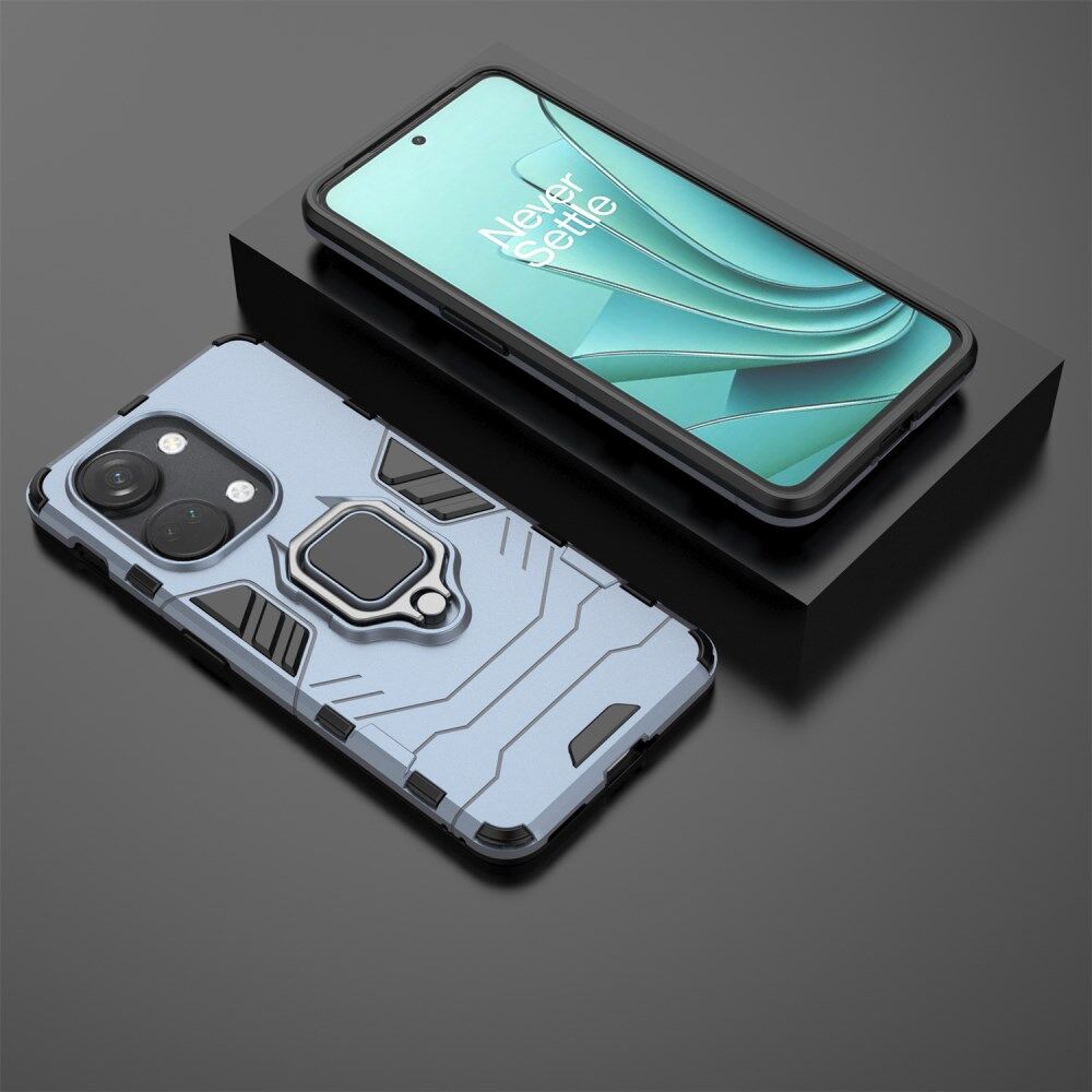 OnePlus Nord 3 Hoesje Magnetische Kickstand Back Cover Blauw afbeelding 5