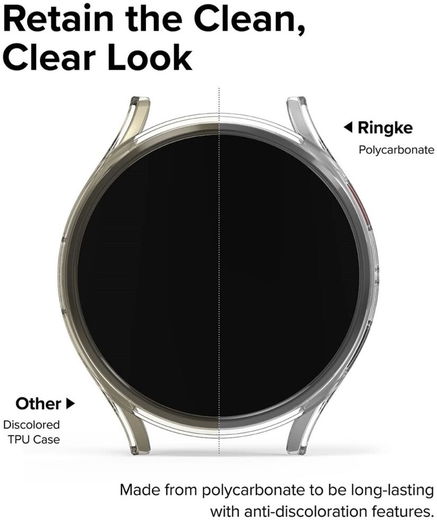 Samsung Galaxy Watch 6 Classic 47MM Hoesje - Bumper Case - Zwart afbeelding 4