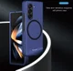 Samsung Galaxy Z Fold 5 Hoesje met MagSafe Back Cover Case Zwart afbeelding 2
