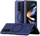 Samsung Galaxy Z Fold 5 Hoesje met MagSafe Back Cover Case Blauw
