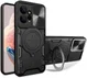 Xiaomi Redmi Note 12 Hoesje met Camera Slider en Kickstand Zwart afbeelding 1