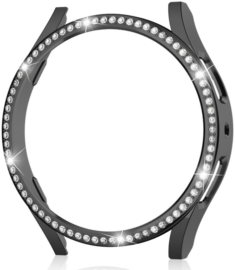 Samsung Galaxy Watch 6 40MM Hoesje Hard Plastic Diamant Zwart afbeelding 3
