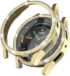 Samsung Galaxy Watch 6 40MM Hoesje - Hard Plastic - Diamant Goud afbeelding