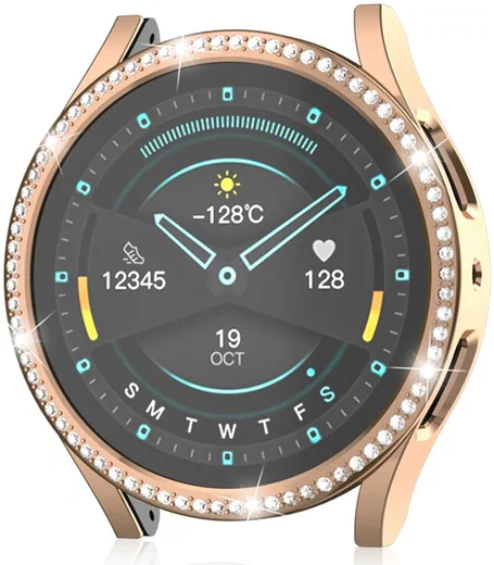 Samsung Galaxy Watch 6 40MM Hoesje - Hard Plastic - Roze Goud afbeelding 2