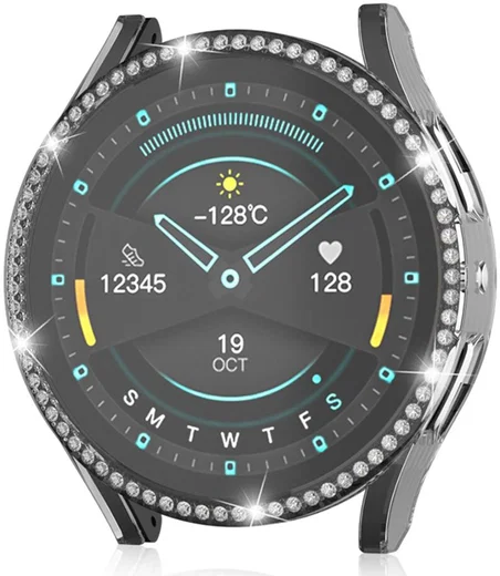 Samsung Galaxy Watch 6 40MM Hoesje - Hard Plastic - Transparant Goud afbeelding 1
