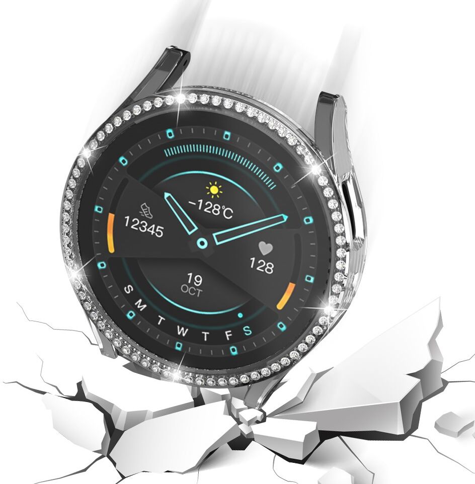 Samsung Galaxy Watch 6 40MM Hoesje - Hard Plastic - Transparant Goud afbeelding 3