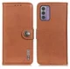 KHAZNEH Nokia G42 Hoesje Portemonnee Book Case Bruin afbeelding 2