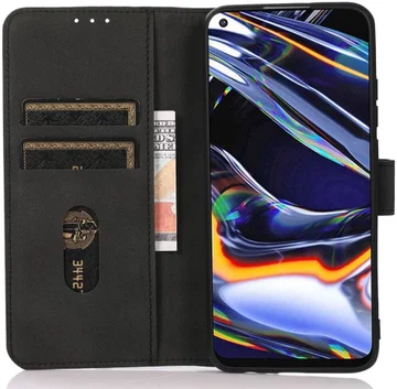KHAZNEH OnePlus Nord 3 Hoesje Retro Wallet Book Case Zwart