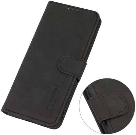 KHAZNEH OnePlus Nord 3 Hoesje Retro Wallet Book Case Zwart afbeelding 5