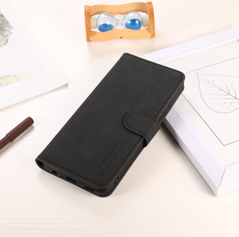 KHAZNEH OnePlus Nord 3 Hoesje Retro Wallet Book Case Zwart afbeelding 6