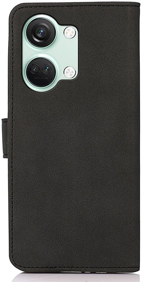 KHAZNEH OnePlus Nord 3 Hoesje Retro Wallet Book Case Zwart afbeelding 8