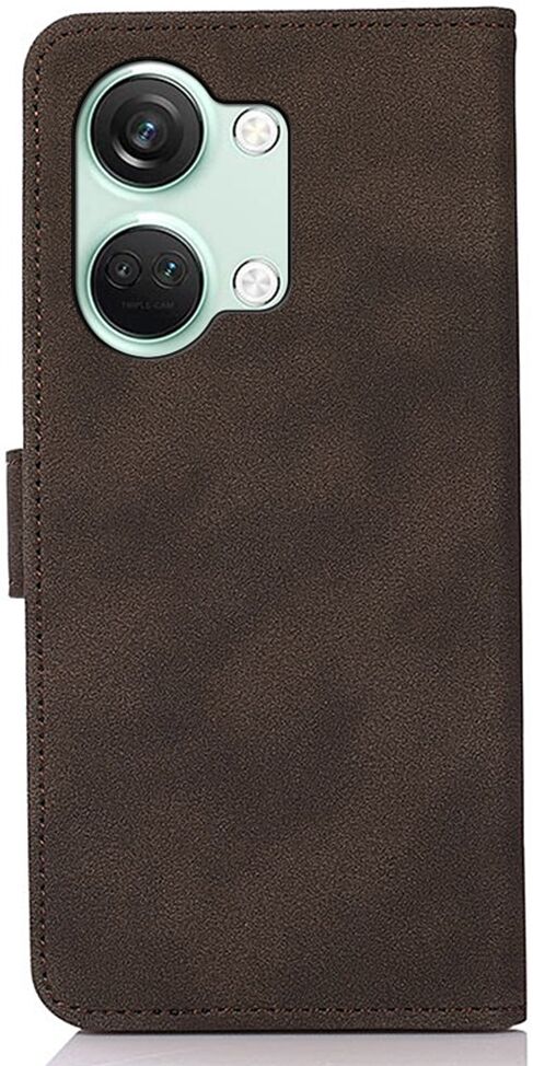 KHAZNEH OnePlus Nord 3 Hoesje Retro Wallet Book Case Bruin afbeelding 8