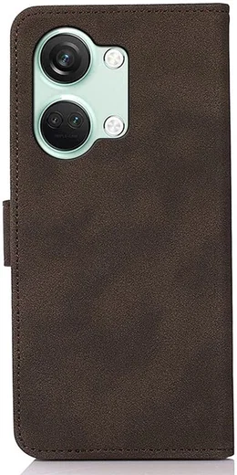 KHAZNEH OnePlus Nord 3 Hoesje Retro Wallet Book Case Bruin afbeelding 8