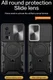 Xiaomi Poco F5 Pro Hoesje Camera Slider en Kickstand Back Cover Zwart afbeelding 2