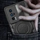 Xiaomi Poco F5 Pro Hoesje Camera Slider en Kickstand Back Cover Zwart afbeelding 9