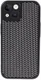 Apple iPhone 15 Hoesje Honingraat Back Cover Zwart afbeelding 1