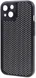 Apple iPhone 15 Hoesje Honingraat Back Cover Zwart afbeelding 2