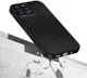 Apple iPhone 15 Pro Max Hoesje Honingraat Back Cover Zwart afbeelding 2
