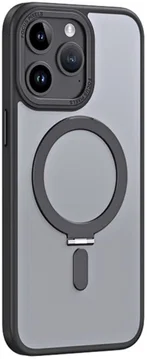 Apple iPhone 15 Pro Hoesje met MagSafe Kickstand Zwart