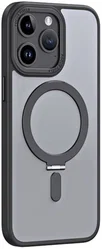 Apple iPhone 15 Pro Hoesje met MagSafe Kickstand Zwart afbeelding