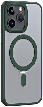 Apple iPhone 15 Pro Hoesje met MagSafe Kickstand Groen