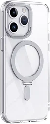 Apple iPhone 15 Pro Hoesje met MagSafe Kickstand Transparant afbeelding