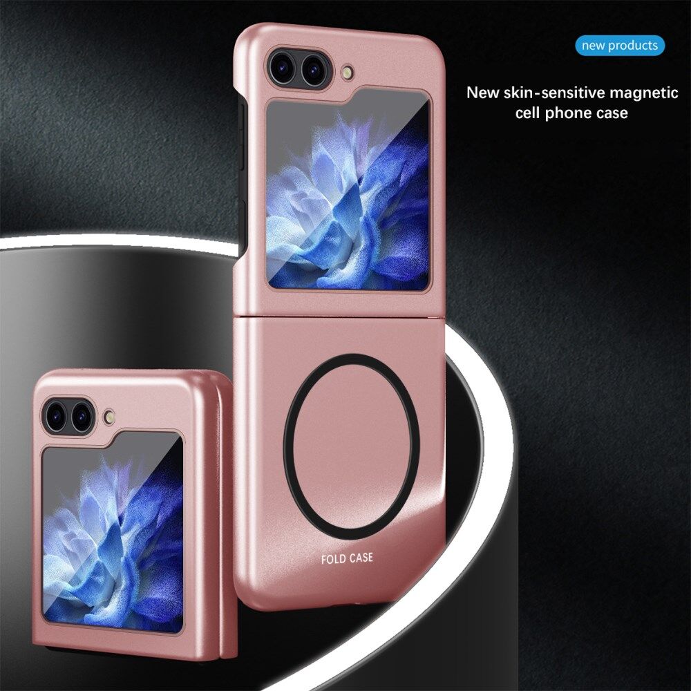 Samsung Galaxy Z Flip 5 Hoesje met MagSafe Back Cover Roze afbeelding 2
